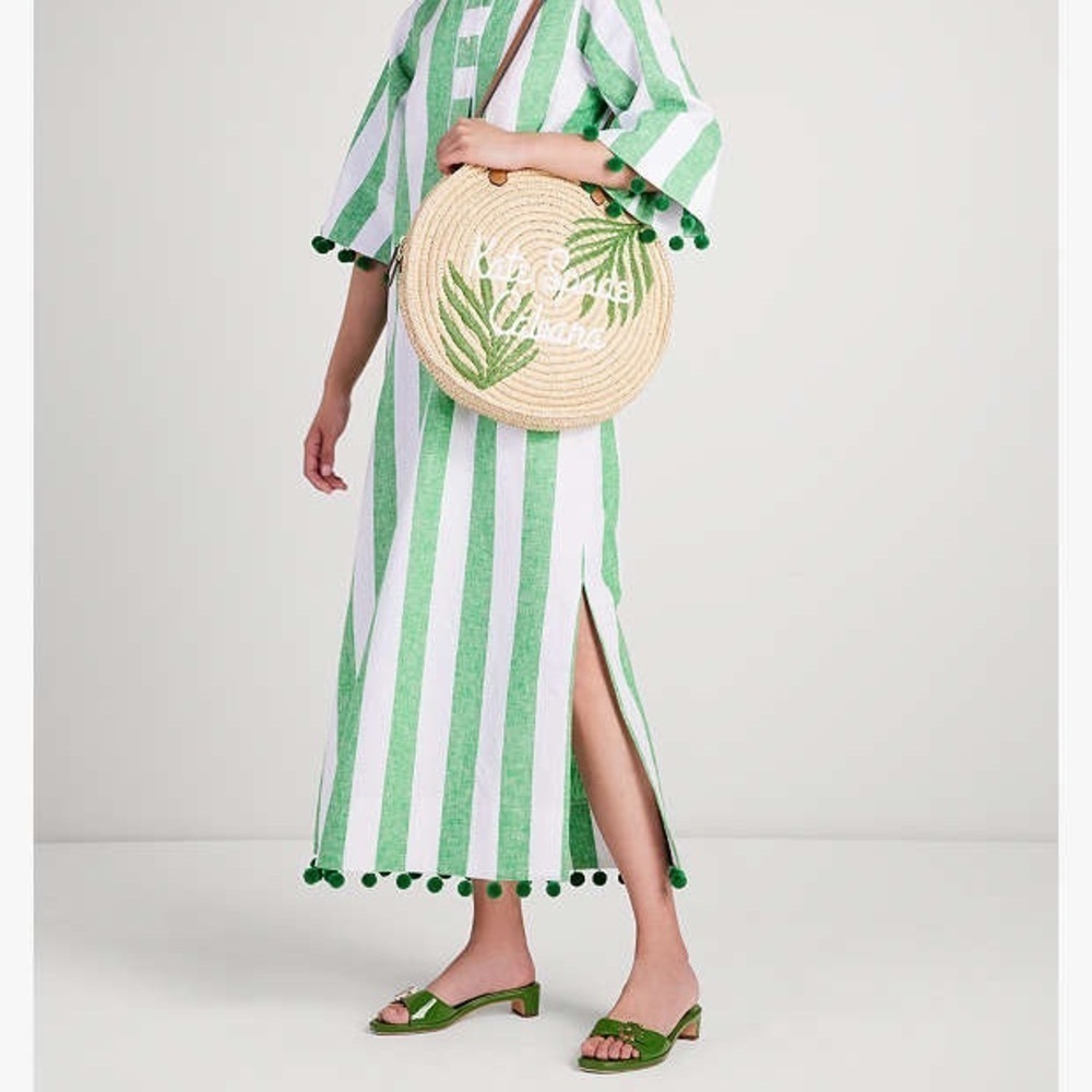 Kate Spade ♠️ sunkissed cabana straw shoulder bag